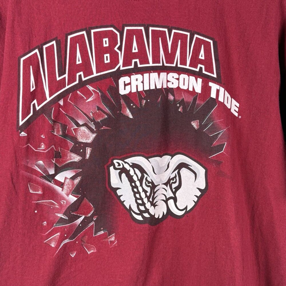 Vintage Alabama Crimson Tide Red T Shirt Varsity Classics by NCC 90s Large - Picture 3 of 6